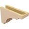 Ekena Millwork 4"W x 12"D x 8"H Classic Pescadero Rough Cedar Woodgrain TimberThane Corbel, Primed Tan CORUR04X12X08PECRCPR - alternate 3